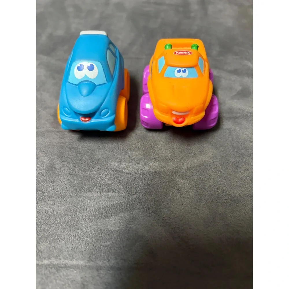 Playskool Lil Chuck & Friends 10 Chunky Mini car Soft Vehicles Toddler Preschool